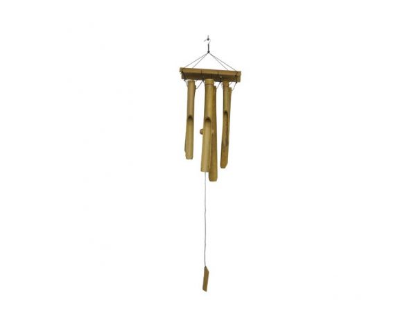 Gong dzwonek orientalny z drewna bambusowego dekoracja