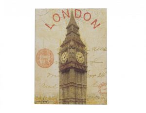 Obraz Big Ben Londyn Retro Vintage dekoracja ozdoba