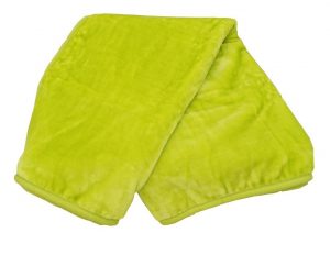 Koc z tkaniny akrylowej miękki komfortowy wysoka jakość zielony