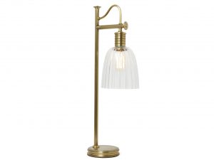 lampa stojąca jedno źródło światła polerowany nikiel styl vintage