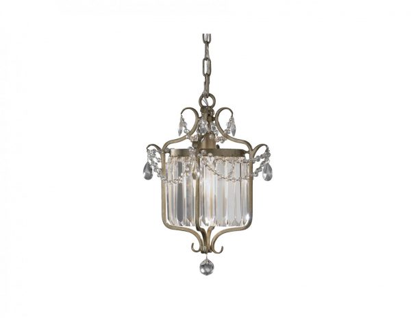 Lampa sufitowa plafon kolor złoty kryształki styl włoski Glamour