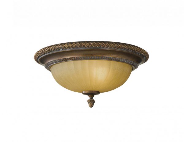 Plafon lampa sufitowa kolor brązowy styl klasyczny