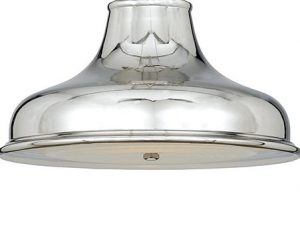 Lampa sufitowa metalowa kolor srebrny nowoczesna 2