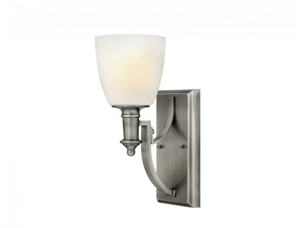 Lampa scienna kinkiet oprawa kolor srebrny styl klasyczny wspolczesny