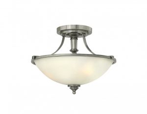 Lampa sufitowa plafon 3 zrodla swiatla oprawa kolor srebrny styl klasyczny wspolczesny