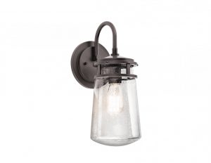 Lampa scienna latarnia na zewnatrz szklany klosz styl nowoczesna Vintage