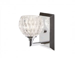 Lampa ścienna kinkiet do łazienki srebrny LED klasyczny