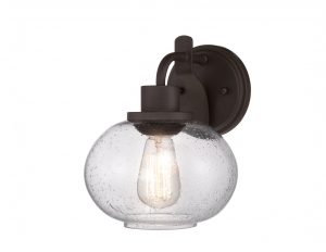 Kinkiet lampa scienna oprawa kolor ciemny braz styl modern Vintage