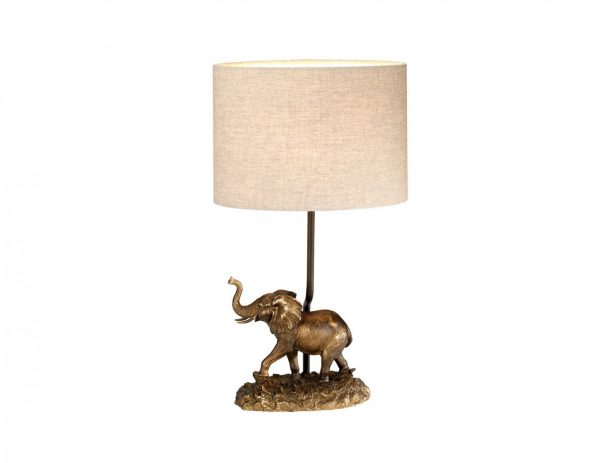 Lampa stolowa z zywicy slon 1 zrodlo swiatla